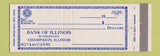 Matchbook Cover - Bank of Champaign IL Full Length