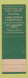Matchbook Cover - El Rancho Hotel Fresno CA Full Length