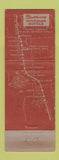 Matchbook Cover - Fred Harvey Hotel La Fonda Santa Fe NM Full Length