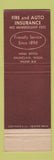 Matchbook Cover - Farmers' Mutual of Enumclaw WA