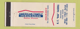Matchbook Cover American Family Insurance Bob Gaskill Neligh O'Neill Norfolk NE