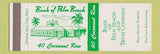 Matchbook Cover - Bank of Palm Beach FL