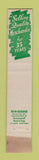Matchbook Cover Myers Brothers Men's Clothes Jacksonville FL? IL? WEAR 10 Strike