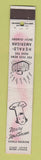 Matchbook Cover - Mary Martensen Herald American Chicago Newspaper IL 10 Strike