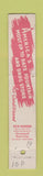 Matchbook Cover - Pappy's Drug Store Soda Bar Miami Beach FL 10 Strike