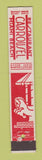 Matchbook Cover - Carrousel Restaurant Miami Beach FL 10 Strike