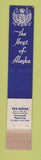 Matchbook Cover - Baranof Hotel Juneau AK WEAR 10 Strike