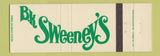 Matchbook Cover - BK Sweeney's Steak Garden City Lynbrook NY Full Length