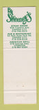 Matchbook Cover - BK Sweeney's Steak Garden City Lynbrook NY Full Length