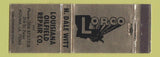 Matchbook Cover - Louisiana Oilfield Repair Houma LA LORCO