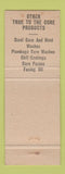 Matchbook Cover - Dayton Core Oils OH WEAR