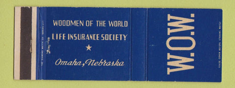 Matchbook Cover - Woodmen of the World Insurance Omaha NE