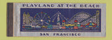 Matchbook Cover - Playland at the Beach San Francisco CA amusement Full Length