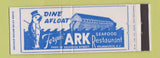 Matchbook Cover - Fergus' Ark Seafood Restaurant Wilmington NC Full Length