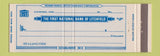 Matchbook Cover - First National Bank Litchfield CT Full Length