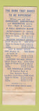 Matchbook Cover - Golden Gate National Bank San Francisco CA WEAR Full Length