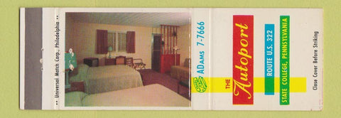 Matchbook Cover - The Autoport State College PA