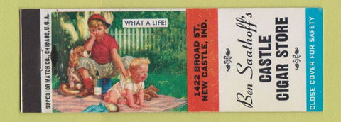 Matchbook Cover - Castle Cigar Store New Castle PA