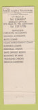 Matchbook Cover - Merchants National Bank Leominster MA Full Length