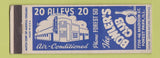 Matchbook Cover - The Bowler's Club Forest Park IL bowling WEAR