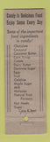 Matchbook Cover - Candy  Full Length