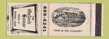 Matchbook Cover - Oxford House Oxford CT