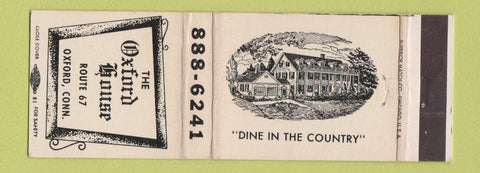 Matchbook Cover - Oxford House Oxford CT