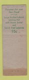 Matchbook Cover - King of the Sea Restaurant New York City WEAR Full Length