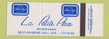 Matchbook Cover - La Petite Place Hull QC Full Length