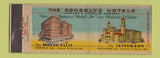 Matchbook Cover - Consolvo Hotels Richmond VA Norfolk WEAR Full Length