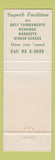 Matchbook Cover - Elmhurst Country Club IL