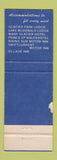 Matchbook Cover - Glacier National Park MT WEAR Full Length