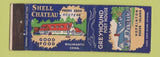 Matchbook Cover - Greyhound Post House Shell Chateau Willmantic CT Hopkinton RI