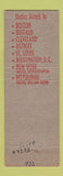 Matchbook Cover - Hotel Pennsylvania New York City RED Full Length