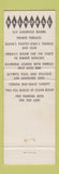 Matchbook Cover - Balmoral Hotel Miami Beach FL Full Length