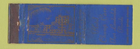 Matchbook Cover - Hotel Champ Carr Fort Lauderdale FL WEAR