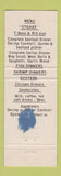 Matchbook Cover - Murphy's Seafood Hammond LA TEAL