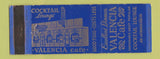 Matchbook Cover - Valencia Cafe Cheyenne WY