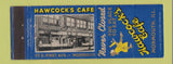 Matchbook Cover - Hawcock's Cafe Monmouth IL