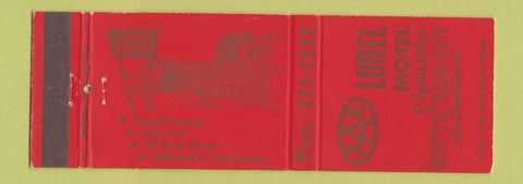 Matchbook Cover - Lorel Motel Elyria OH