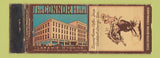 Matchbook Cover - Conner Hotel Laramie WY WEAR