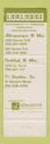 Matchbook Cover - Lorlodge Motor Hotel Carlsbad Albuquerque NM Full Length