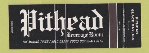 Matchbook Cover - Pithead Beverage Room Glace Bay NS Full Length