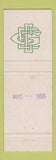 Matchbook Cover - Edgewater Golf Club Chicago IL