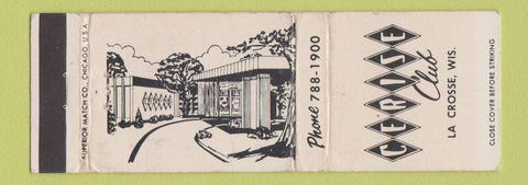 Matchbook Cover - Cerise Club La Crosse WI WEAR