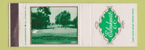 Matchbook Cover - Elmhurst Country Club IL