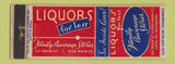 Matchbook Cover - Family Beverage Liquor Joplin MO