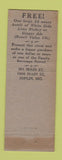 Matchbook Cover - Family Beverage Liquor Joplin MO