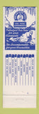 Matchbook Cover - Rabena's Wardrobe Service New Cumberland PA