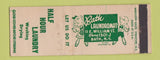 Matchbook Cover - Half Hour Laundry Bath NY